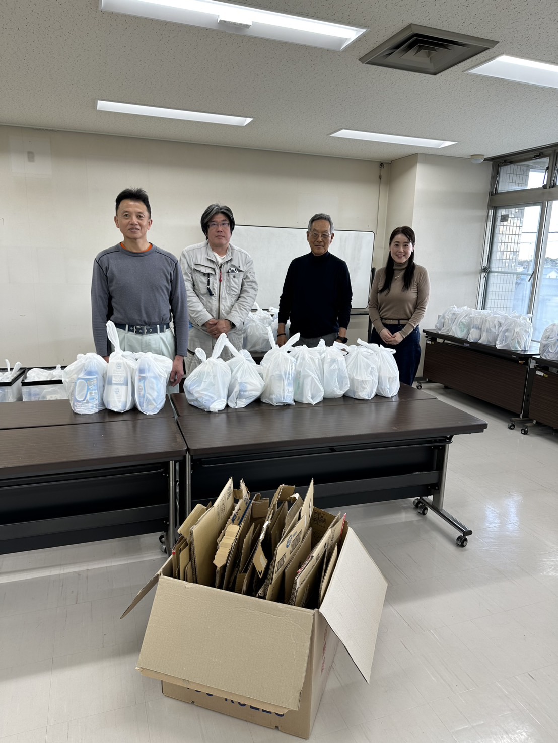 福祉何でも相談会 フードパントリー事業の事前準備