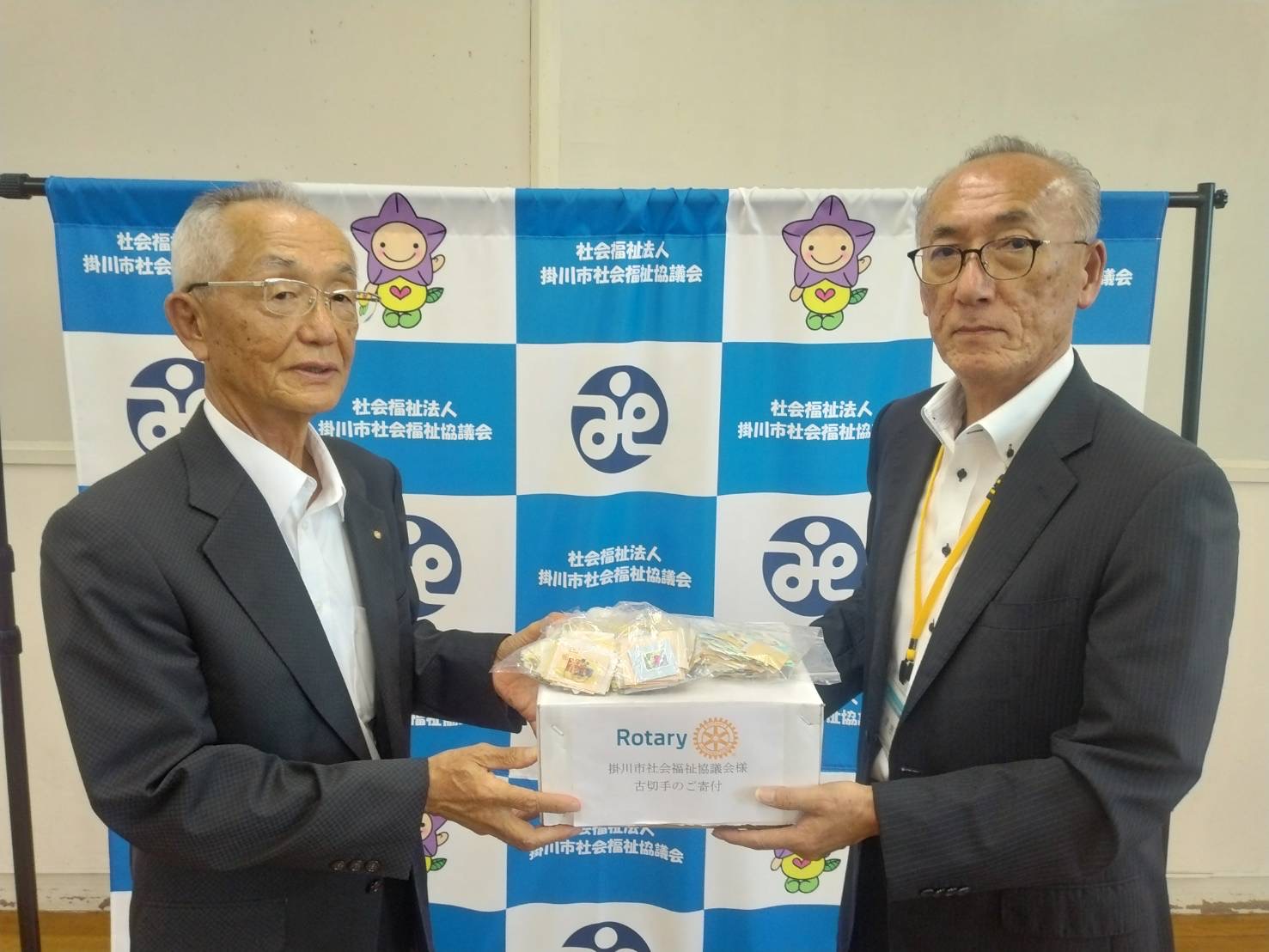 SDGｓフードロス削減事業と古切手の寄付